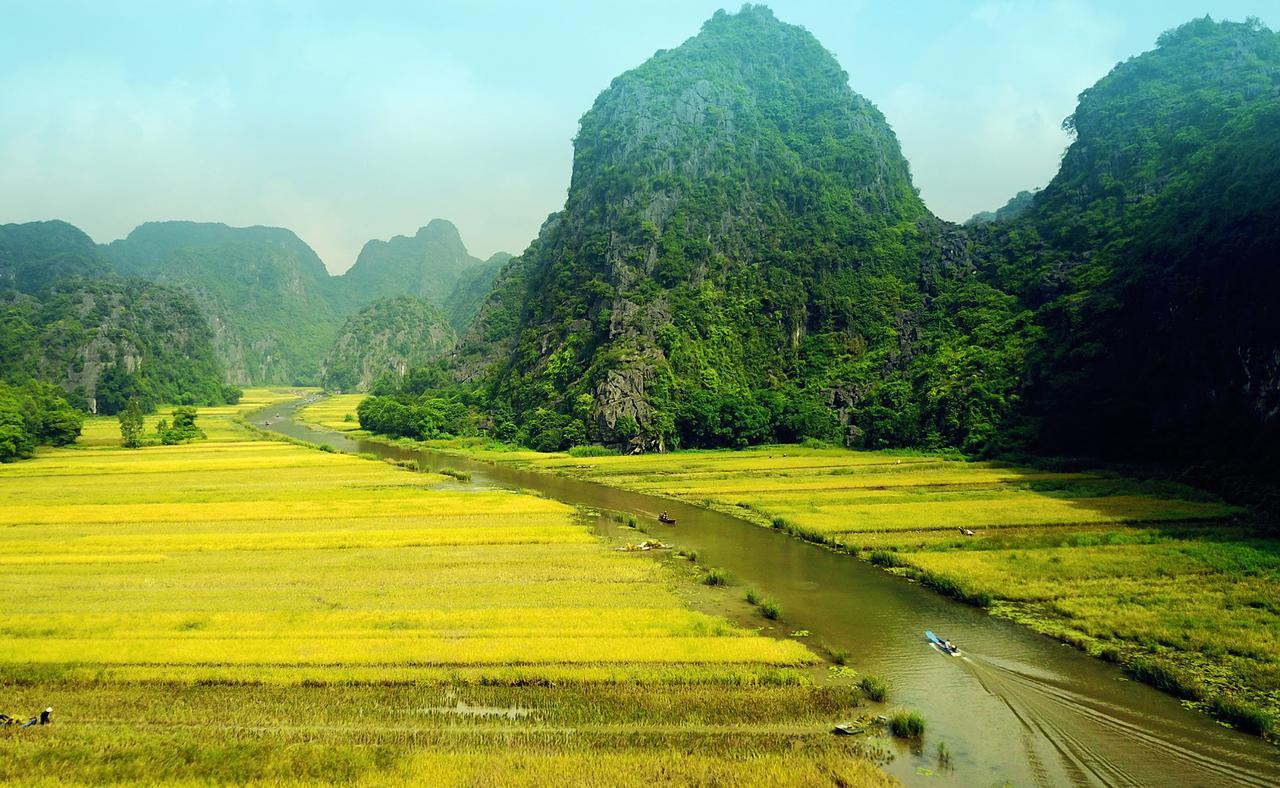 فندق Tam Coc Golden Rice نينه بينه المظهر الخارجي الصورة